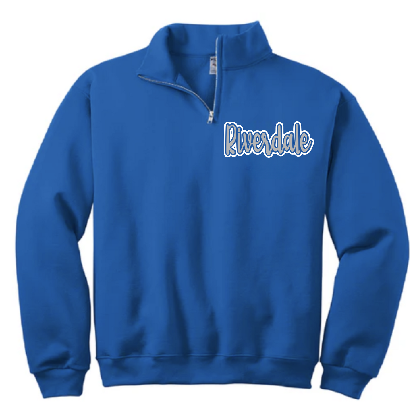 Riverdale Quarter Zip Sweatshrit RIVERDALE BLUE