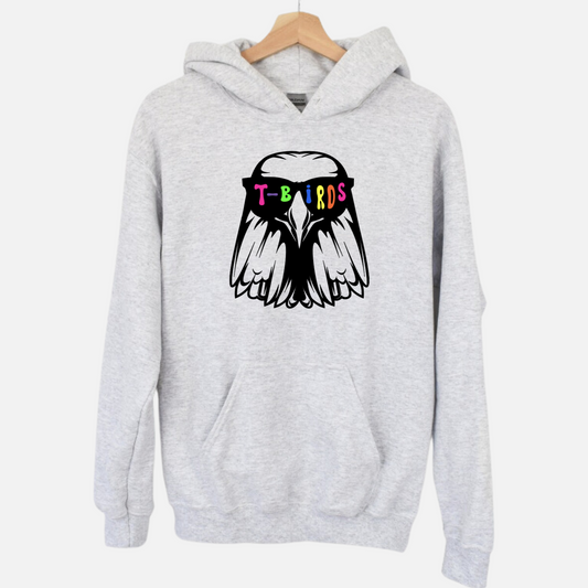 T-Birds Neon Unisex Hoodie GLASSES