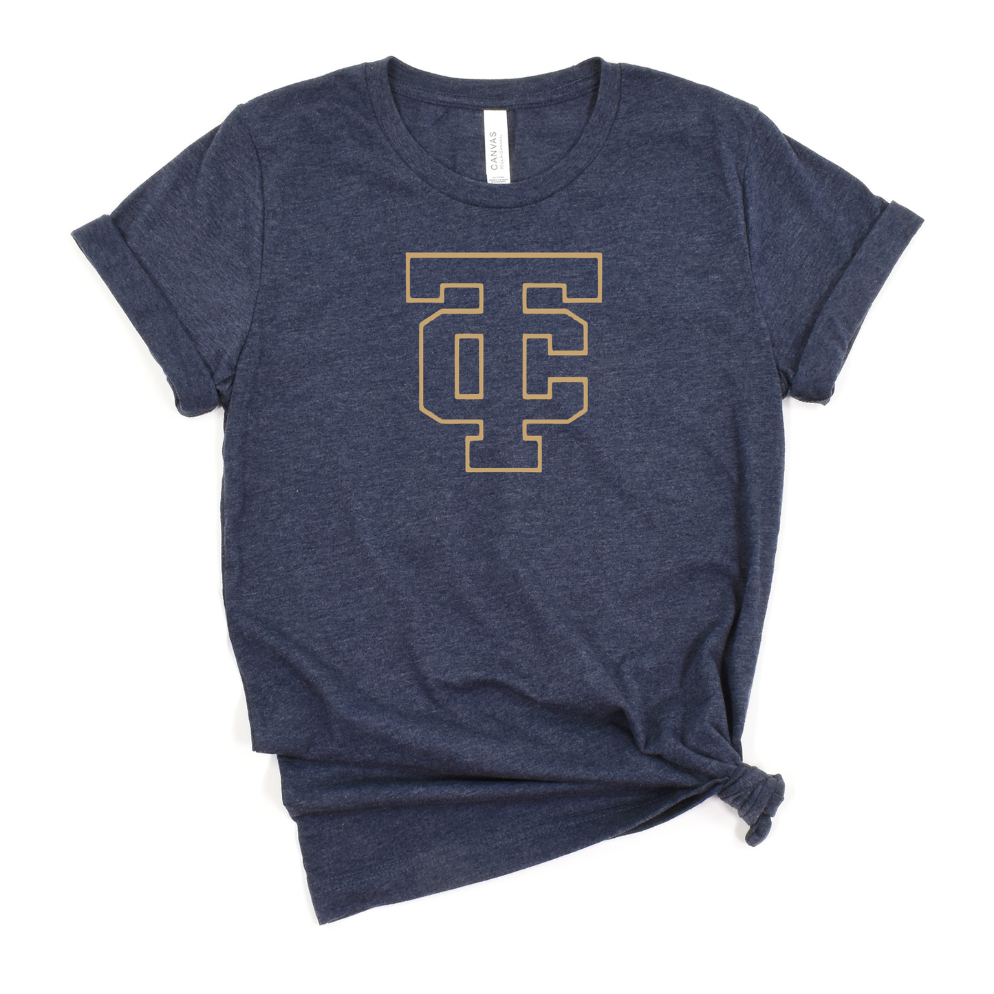 Tiffin Unisex T-Shirt TC HEATHER NAVY