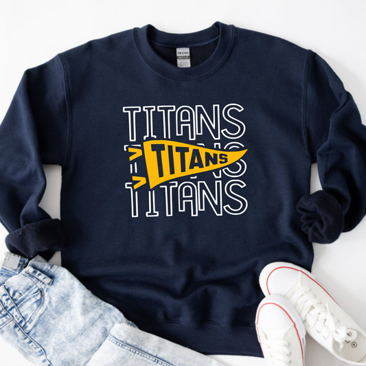 Ottawa Unisex Sweatshirt TITANS FLAG NAVY