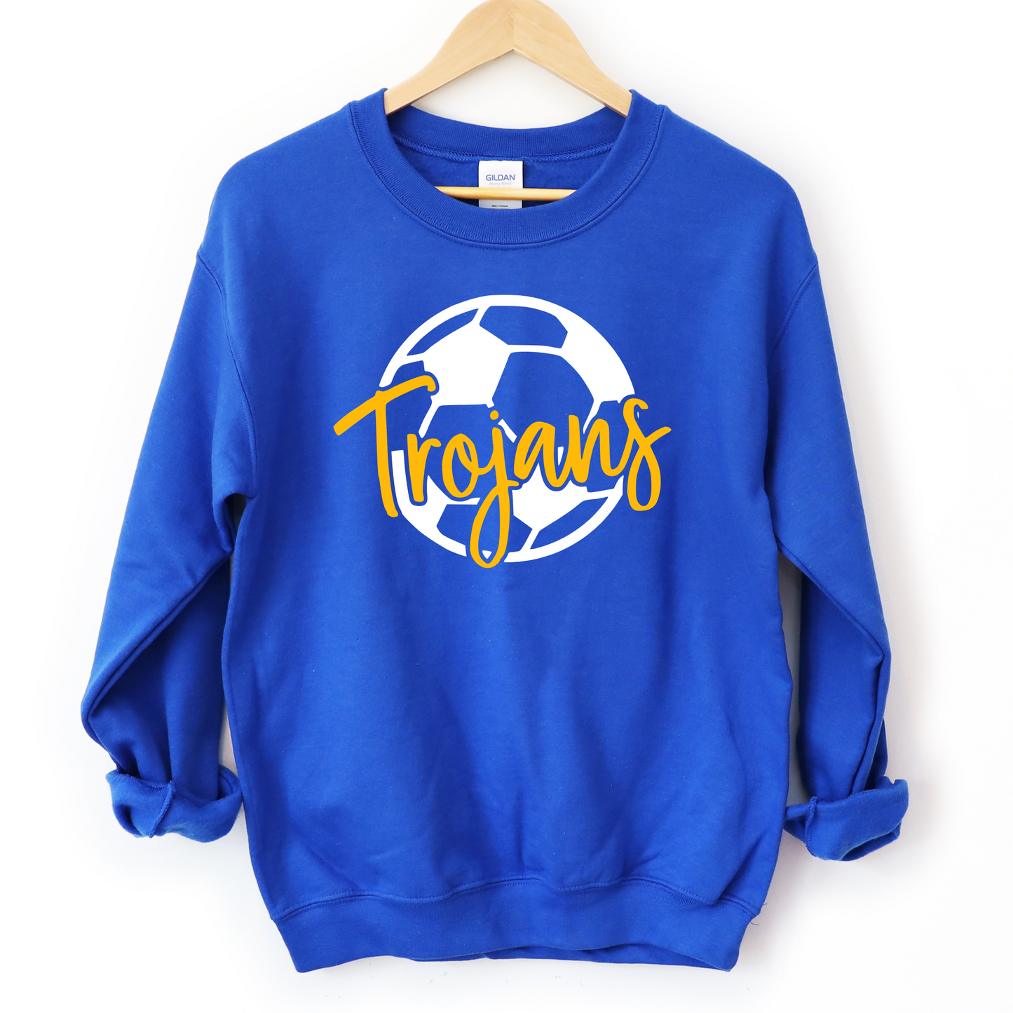 Findlay Unisex Sweatshirt TROJANS SOCCER BLUE