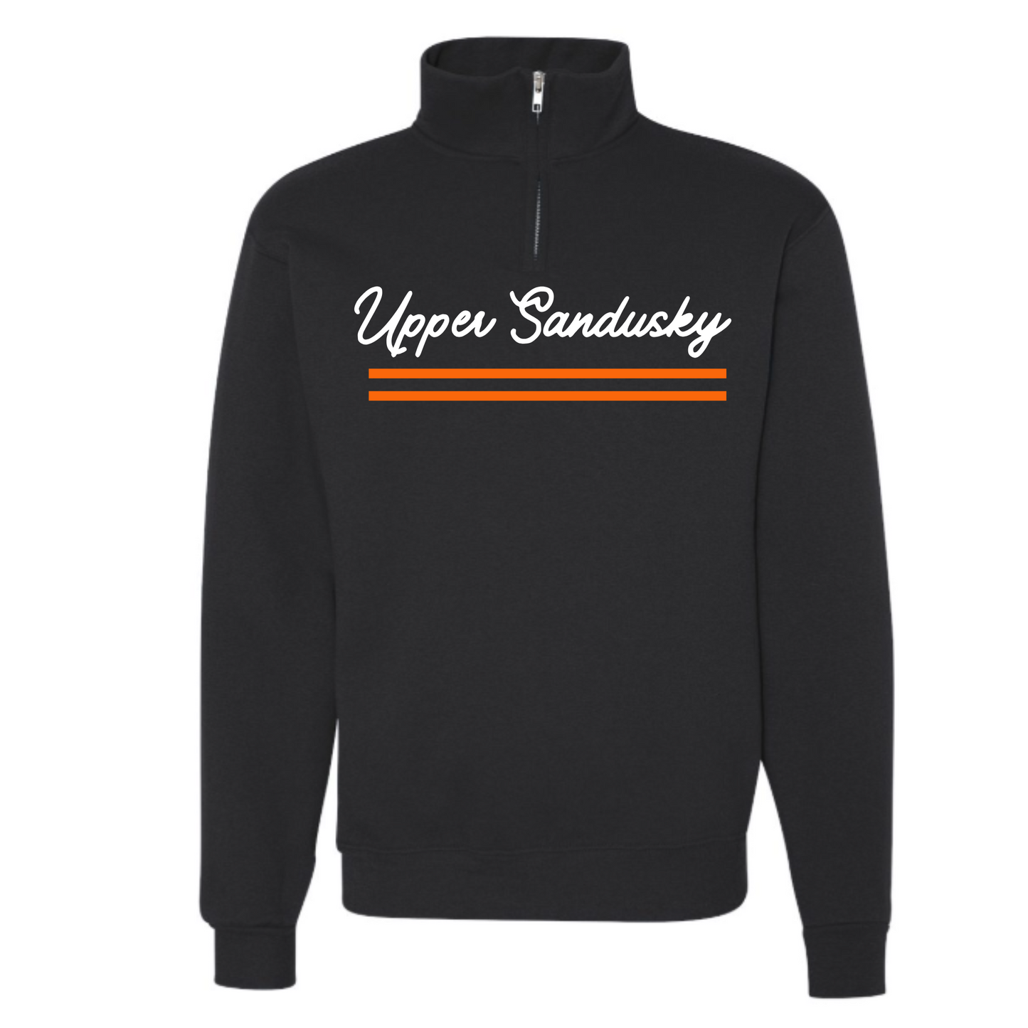 Upper Sandusky Quarter Zip Sweatshirt UPPER SANDUSKY BLACK