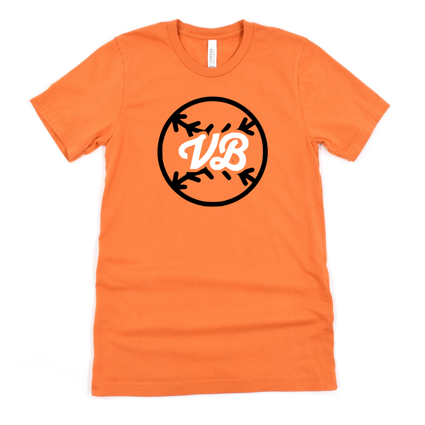 Van Buren Unisex T-Shirt VB BALL CREAM/ORANGE