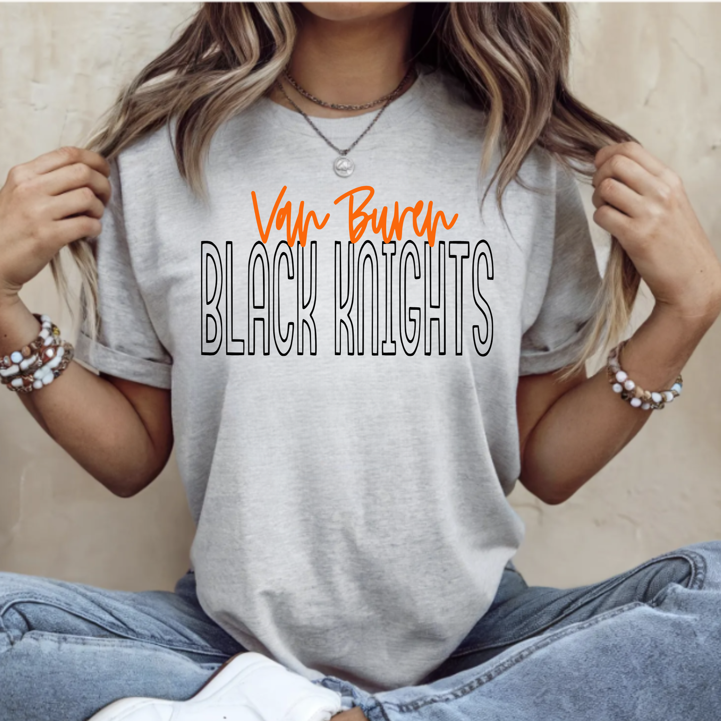 Van Buren Unisex T-Shirt VAN BUREN BLACK KNIGHTS