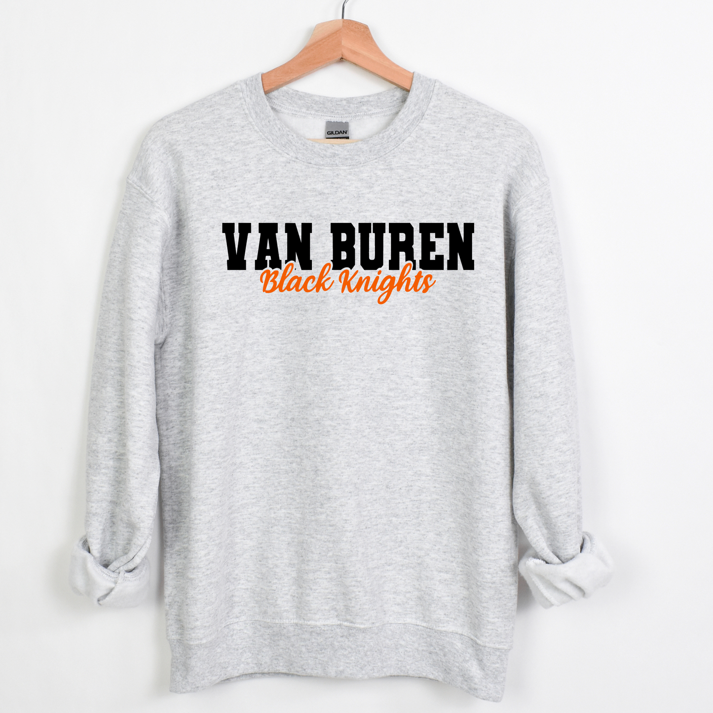 Van Buren Spirit Wear Sweatshirt VB BLACK KNIGHTS