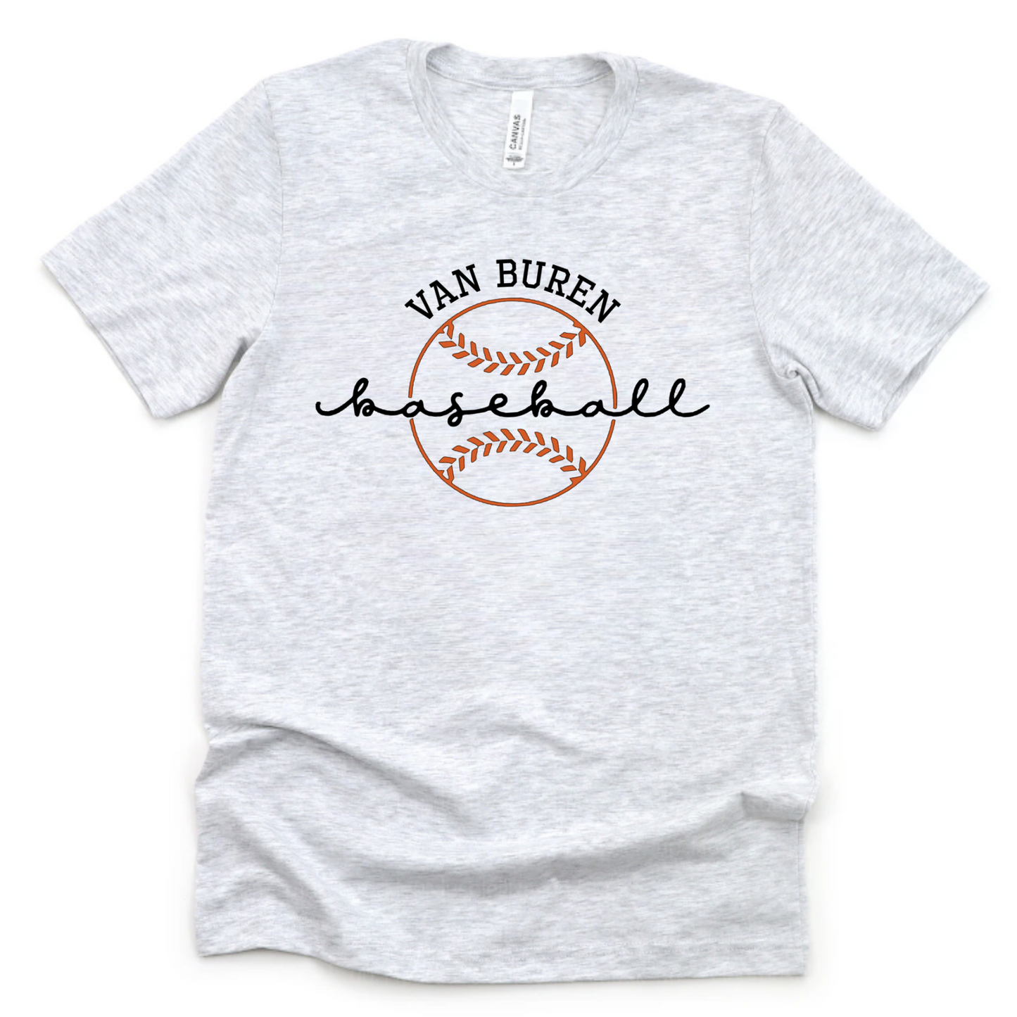 Van Buren Unisex Sweatshirt/T-Shirt VAN BUREN BASEBALL SAND/GREY