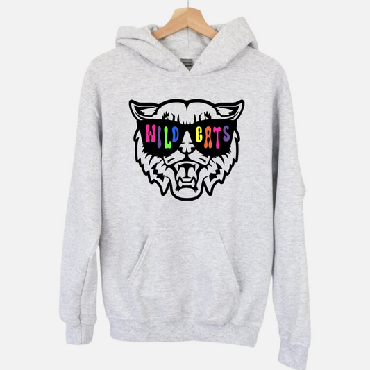 Wildcats Neon Unisex Hoodie GLASSES