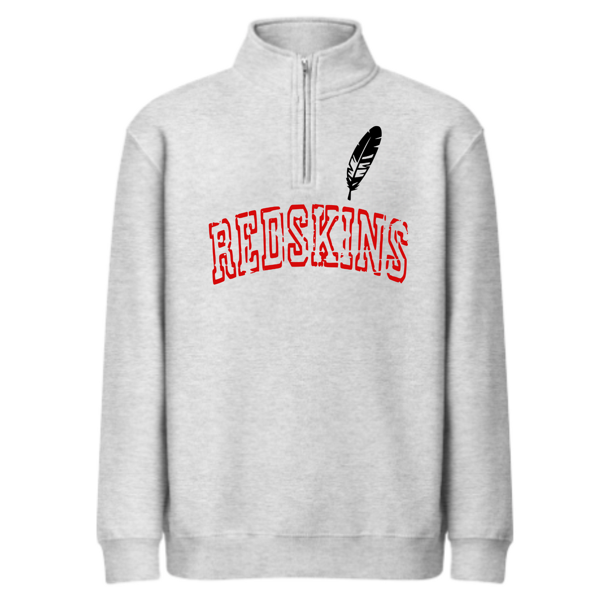 Arcadia Quarter Zip Sweatshirt REDSKINS GREY