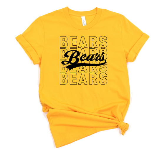 Hardin Northern Unisex T-Shirt BEARS GOLD