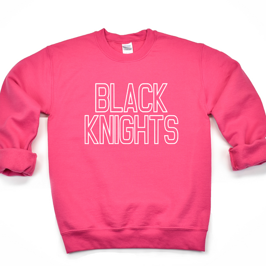 Van Buren Unisex Sweatshirt BLACK KNIGHTS PINK