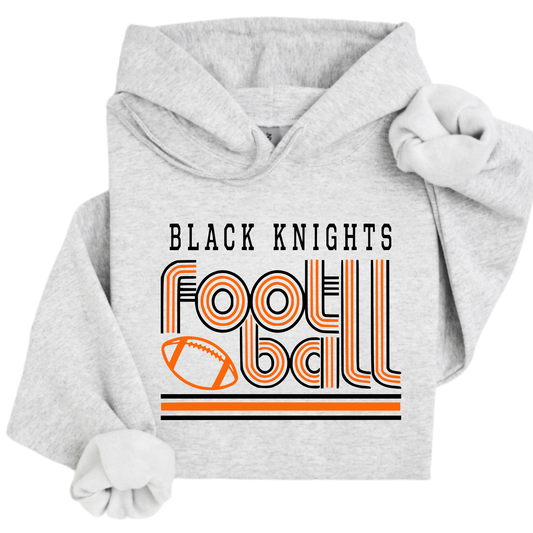 Van Buren Unisex Hoodie BLACK KNIGHTS FOOTBALL GREY