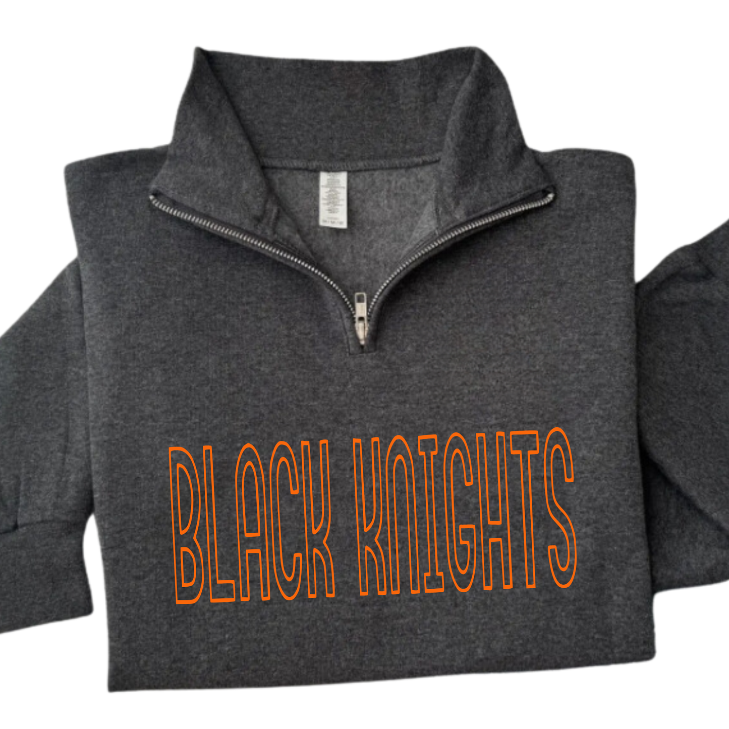 Van Buren Quarter Zip Sweatshirt BLACK KNIGHTS GREY
