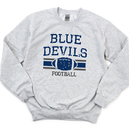 Carey Unisex T-Shirt/Sweatshirt BLUE DEVILS FOOTBALL