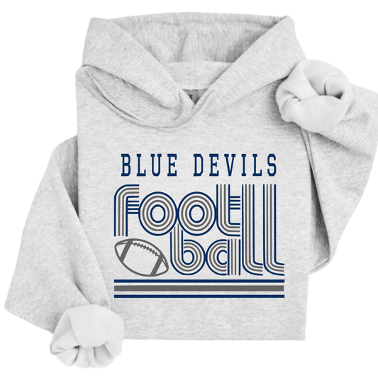 Carey Unisex Hoodie BLUE DEVILS FOOTBALL
