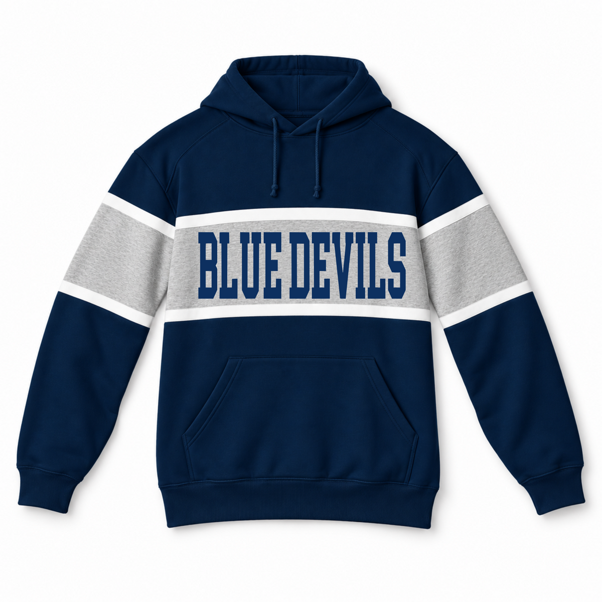 Carey Unisex Hoodie BLUE DEVILS COLORBLOCK
