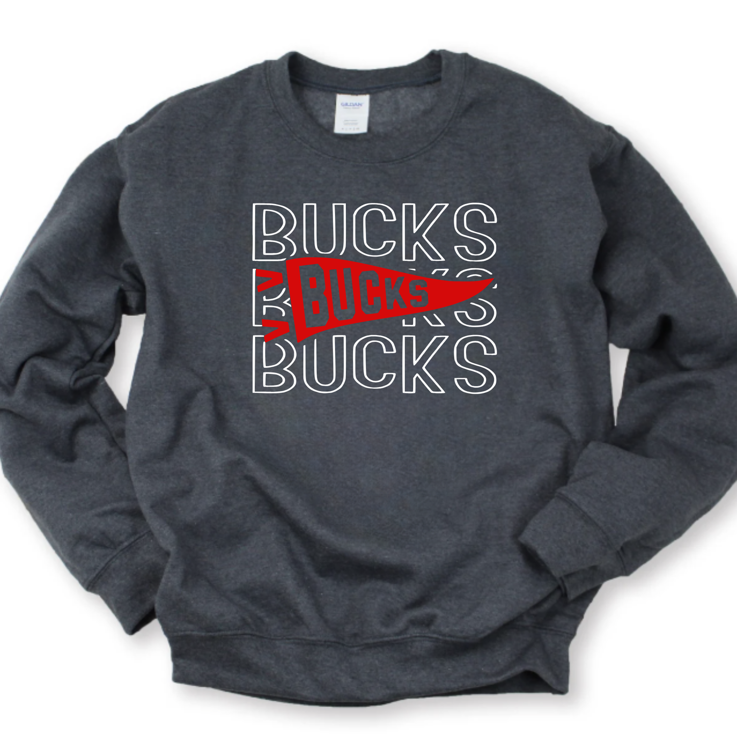 Buckeye Central Unisex Sweatshirt BUCKS REPEAT FLAG