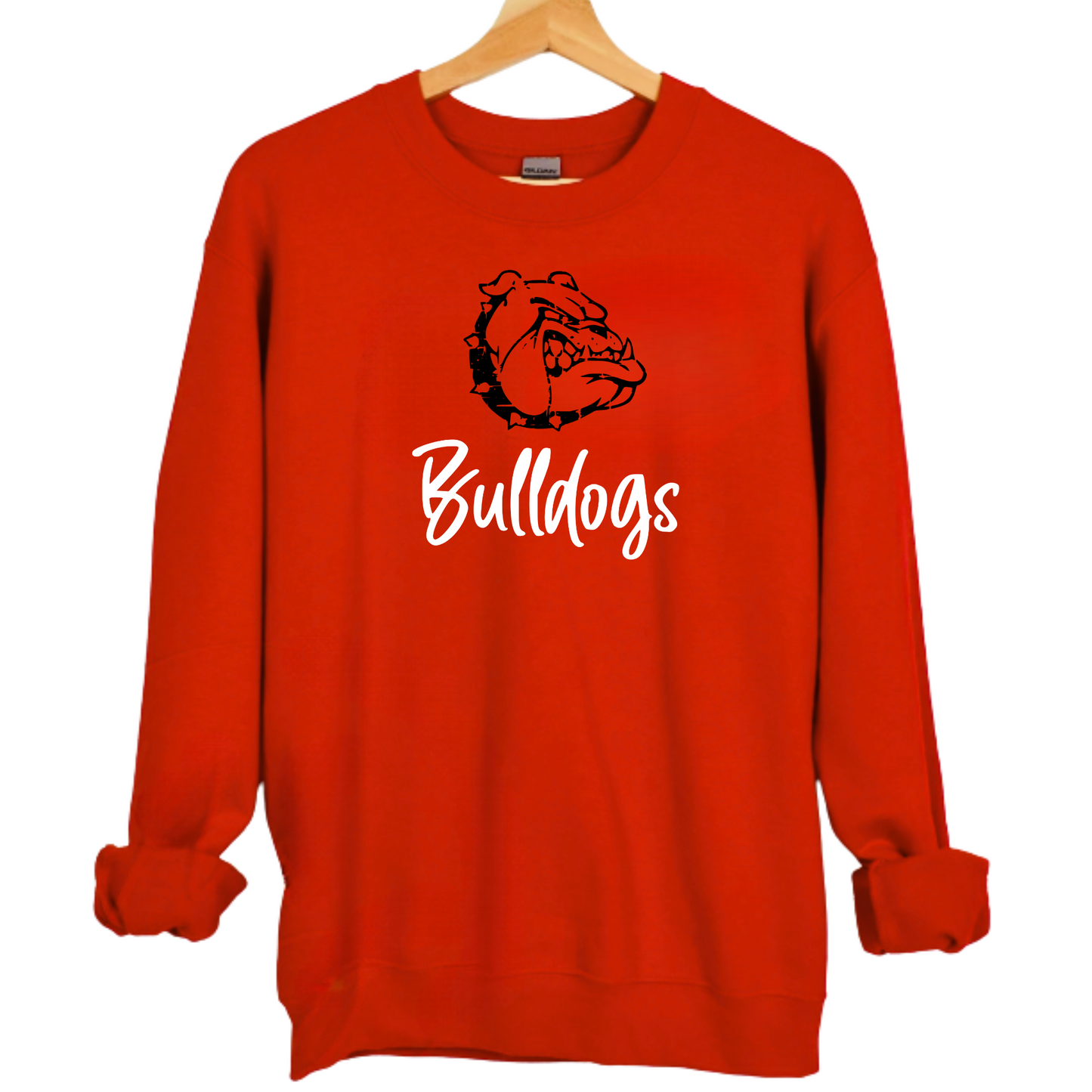 Columbus Grove Unisex Sweatshirt BULLDOGS RED