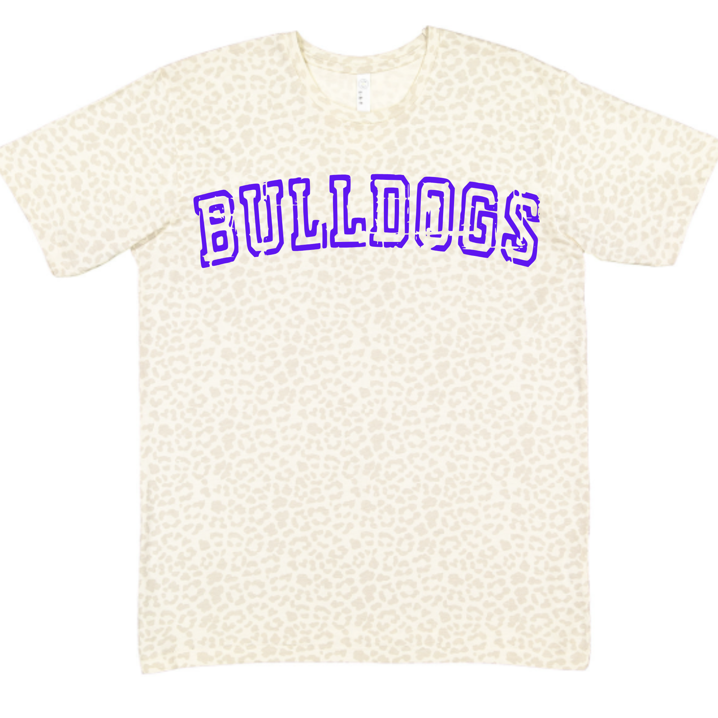 Ada Unisex T-Shirt BULLDOGS LEOPARD CREAM
