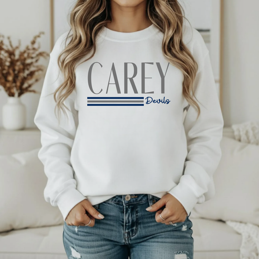 Carey Unisex Sweatshirt CAREY DEVILS WHITE
