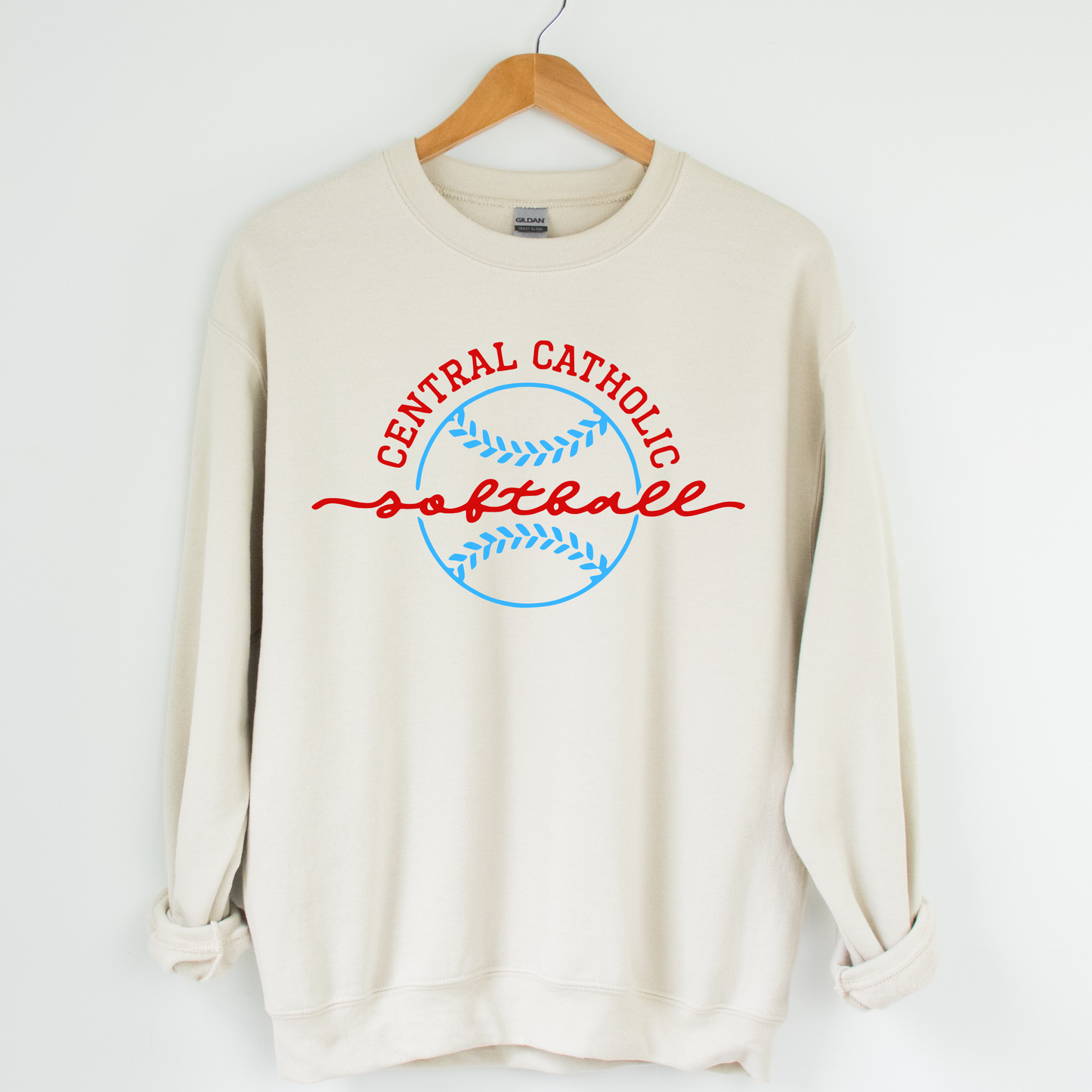 LCC Unisex Sweatshirt CENTRAL CATHOLIC SOFTBALL