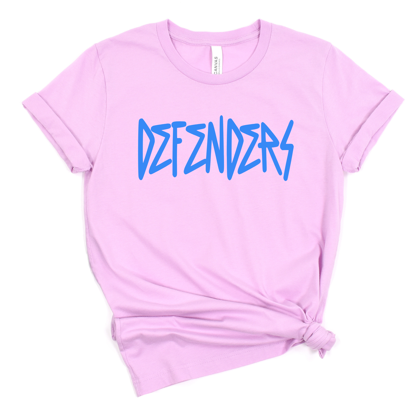 St. Mikes Unisex T-Shirt DEFENDERS LILAC/SUNSET/CHARITYPINK/TEAL
