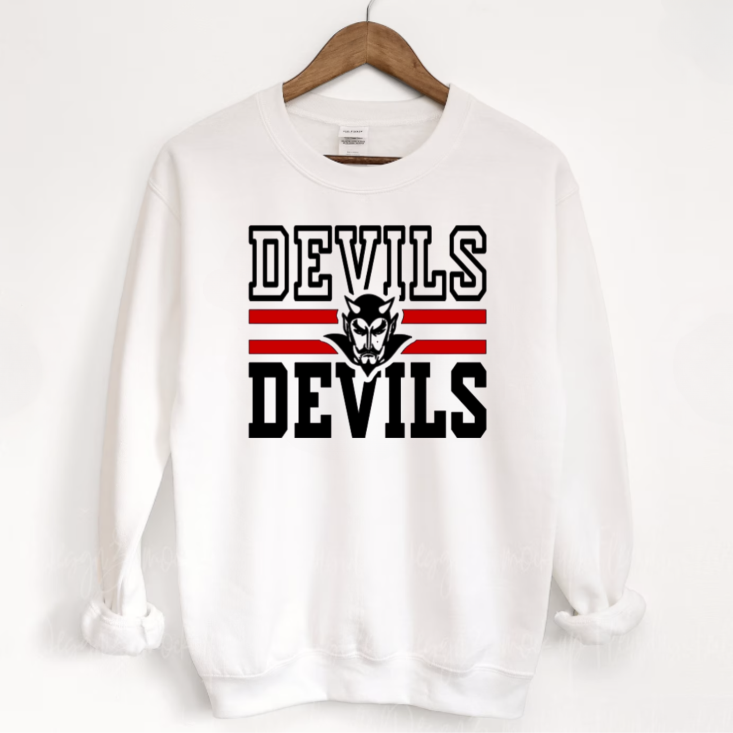 Arlington Unisex Sweatshirt DEVILS DOUBLE WHITE