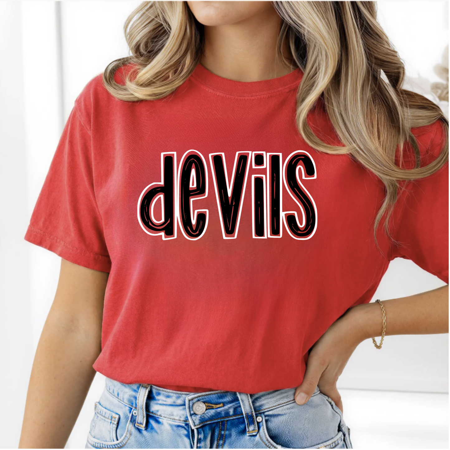 Arlington Unisex T-Shirt DEVILS RED