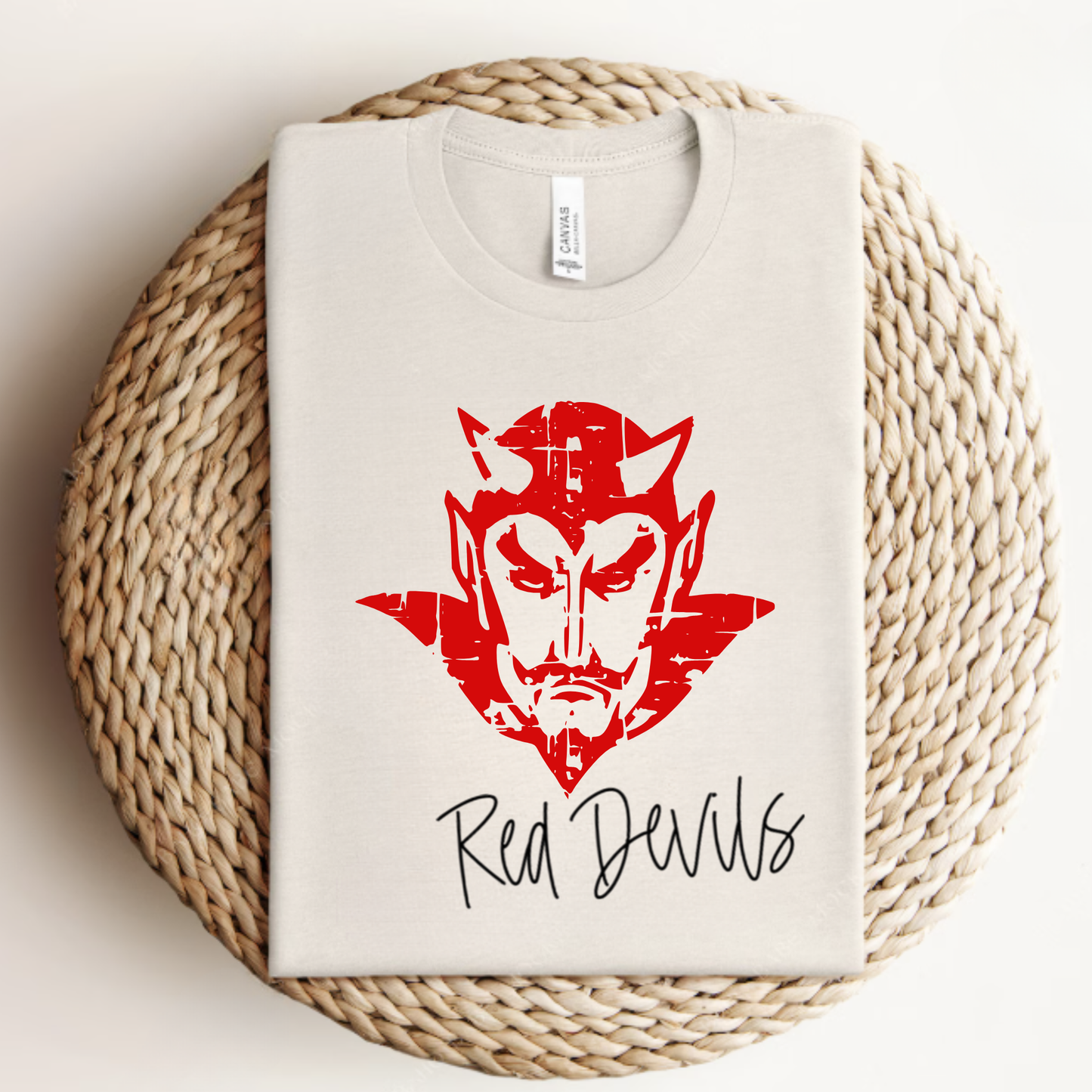 Arlington Unisex T-Shirt DEVIL HEAD HEATHER DUST