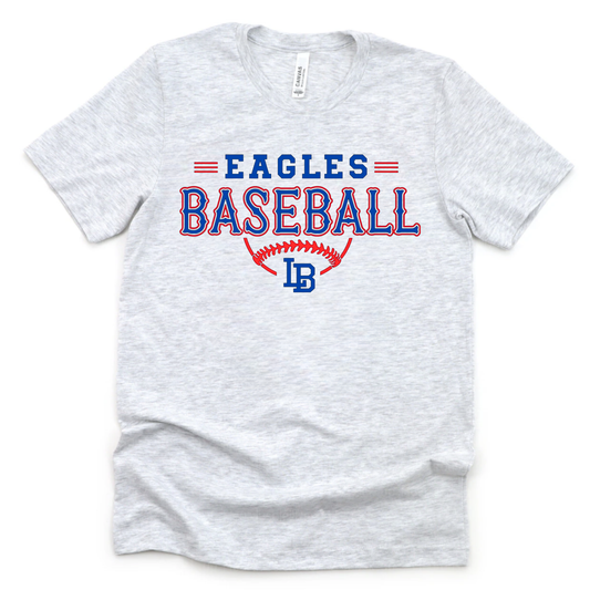 LBYBS Unisex T-Shirt EAGLES BASEBALL GREY