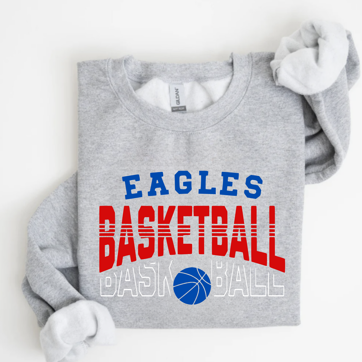 Liberty Benton Unisex Sweatshirt EAGLES BASKETBALL GREY