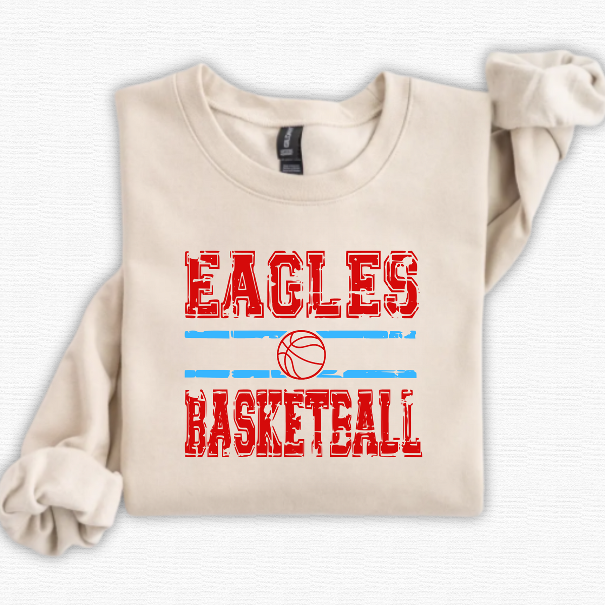 Eastwood Unisex Sweatshirt EAGLES BASKETBALL SAND