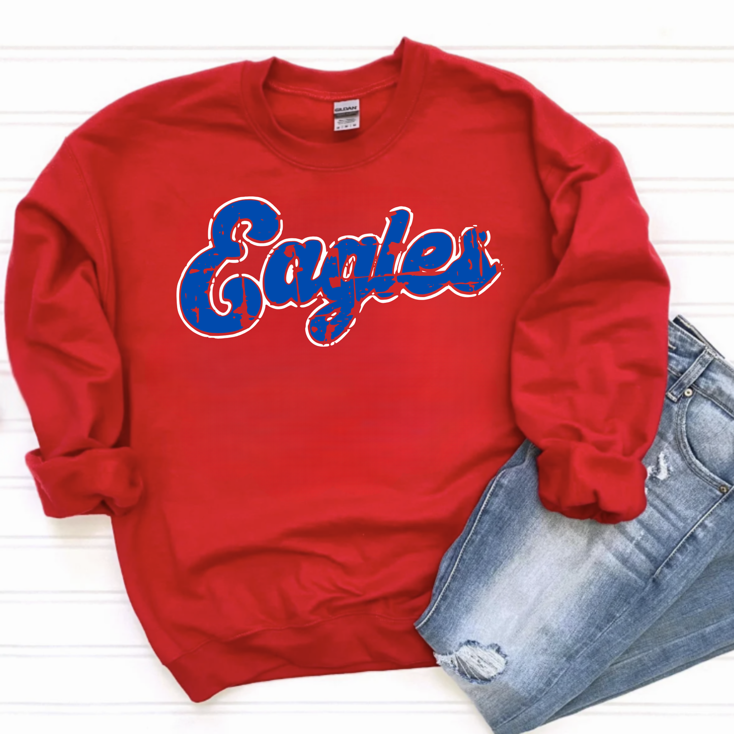 Liberty Benton Unisex Sweatshirt EAGLES RETRO RED