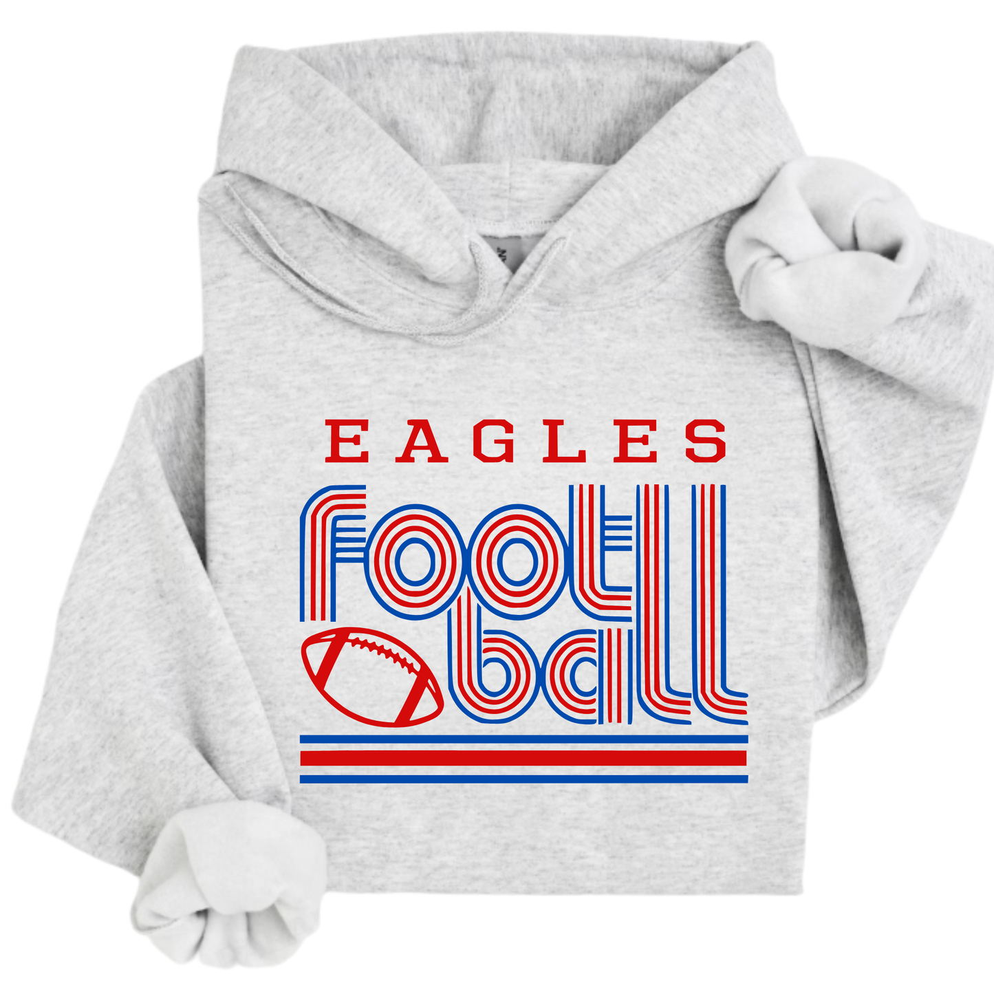 Liberty Benton Unisex Hoodie EAGLES FOOTBALL GREY