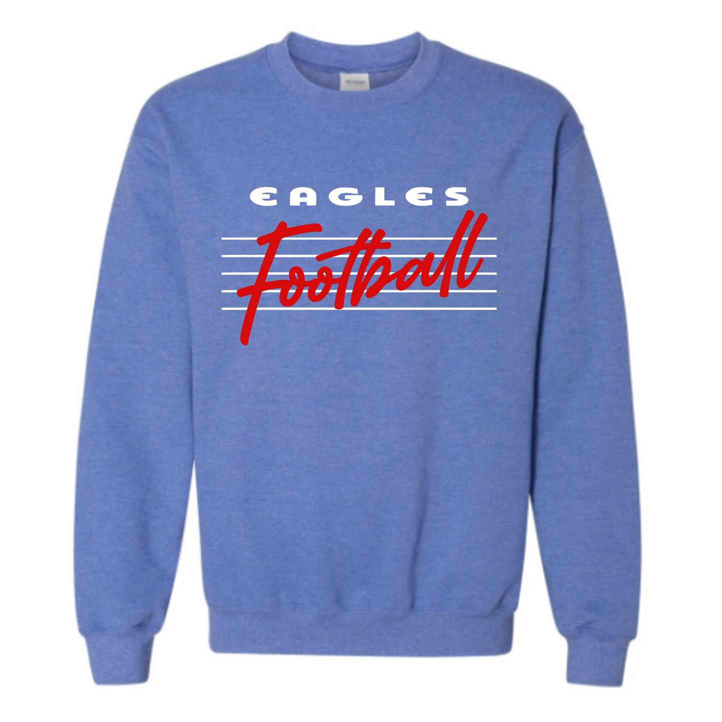 Liberty Benton Unisex Sweatshirt EAGLES FOOTBALL HEATHER BLUE
