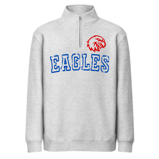 Liberty Benton Quarter Zip Sweatshirt EAGLES GREY