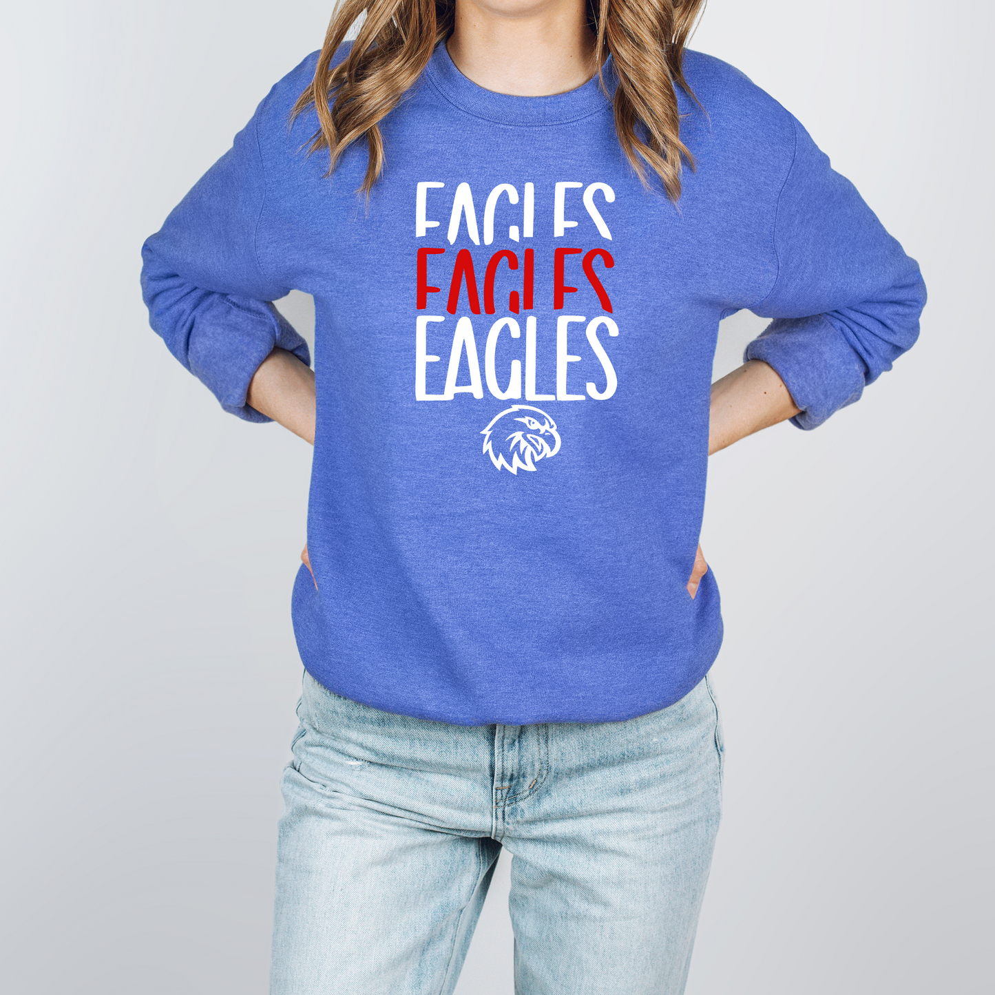 Liberty Benton Unisex Sweatshirt EAGLES REPEAT w EAGLE