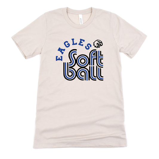 LBYBS Unisex T-Shirt EAGLES SOFTBALL CREAM