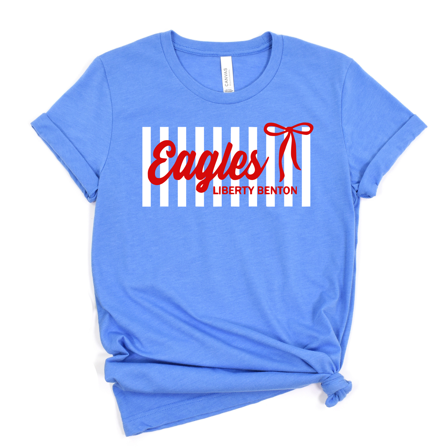 Liberty Benton Unisex T-Shirt YOUTH STRIPES EAGLES