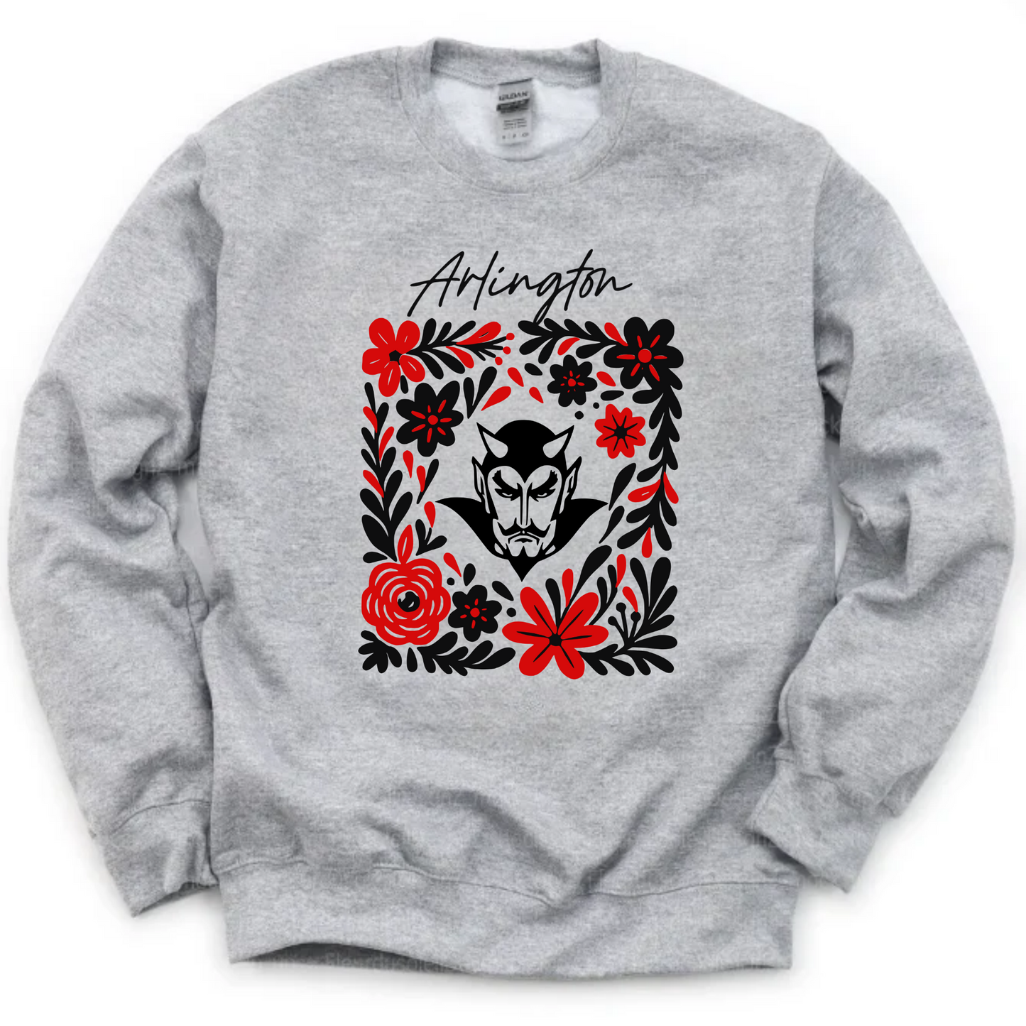 Arlington Unisex Sweatshirt FLORAL GREY