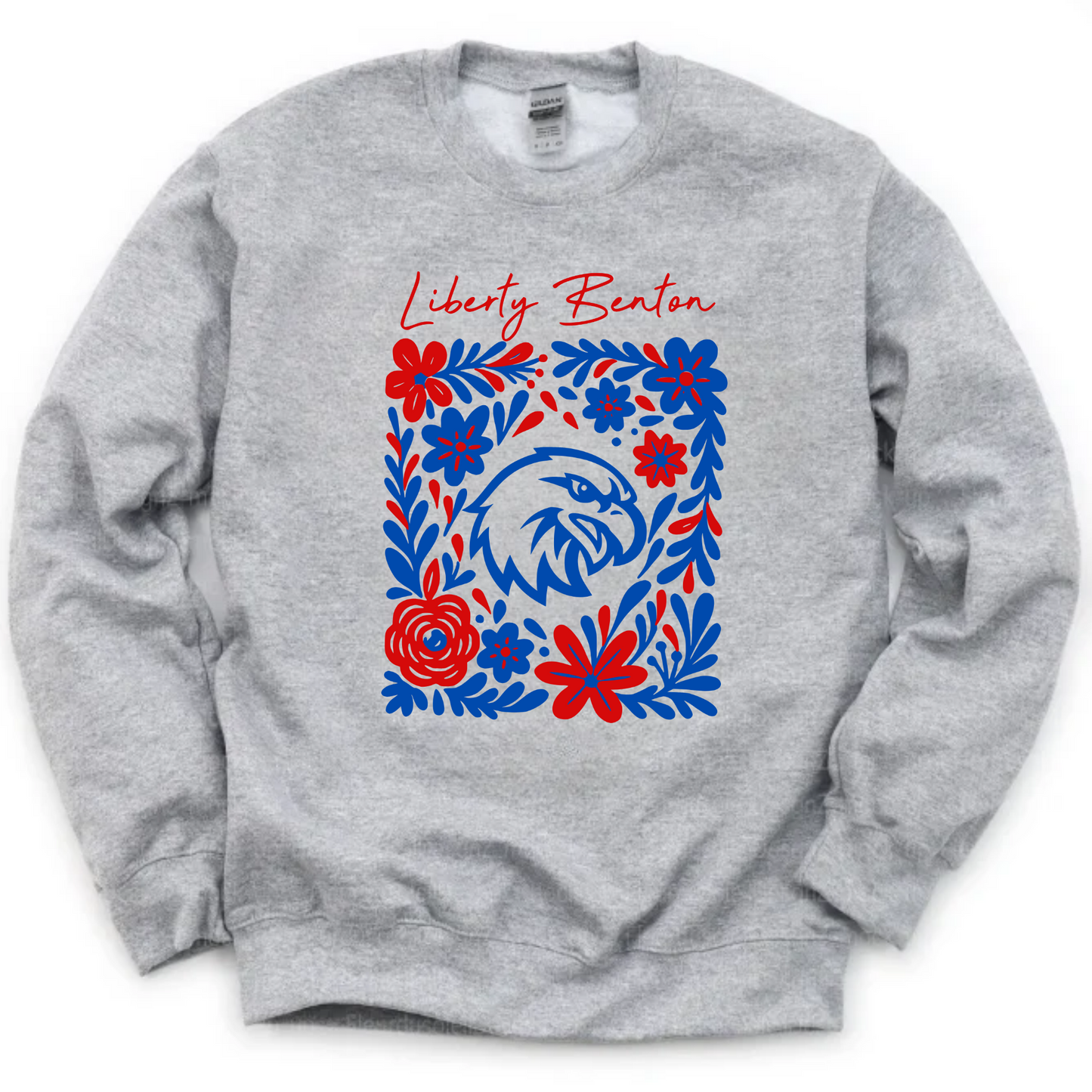 Liberty Benton Unisex Sweatshirt FLORAL GREY