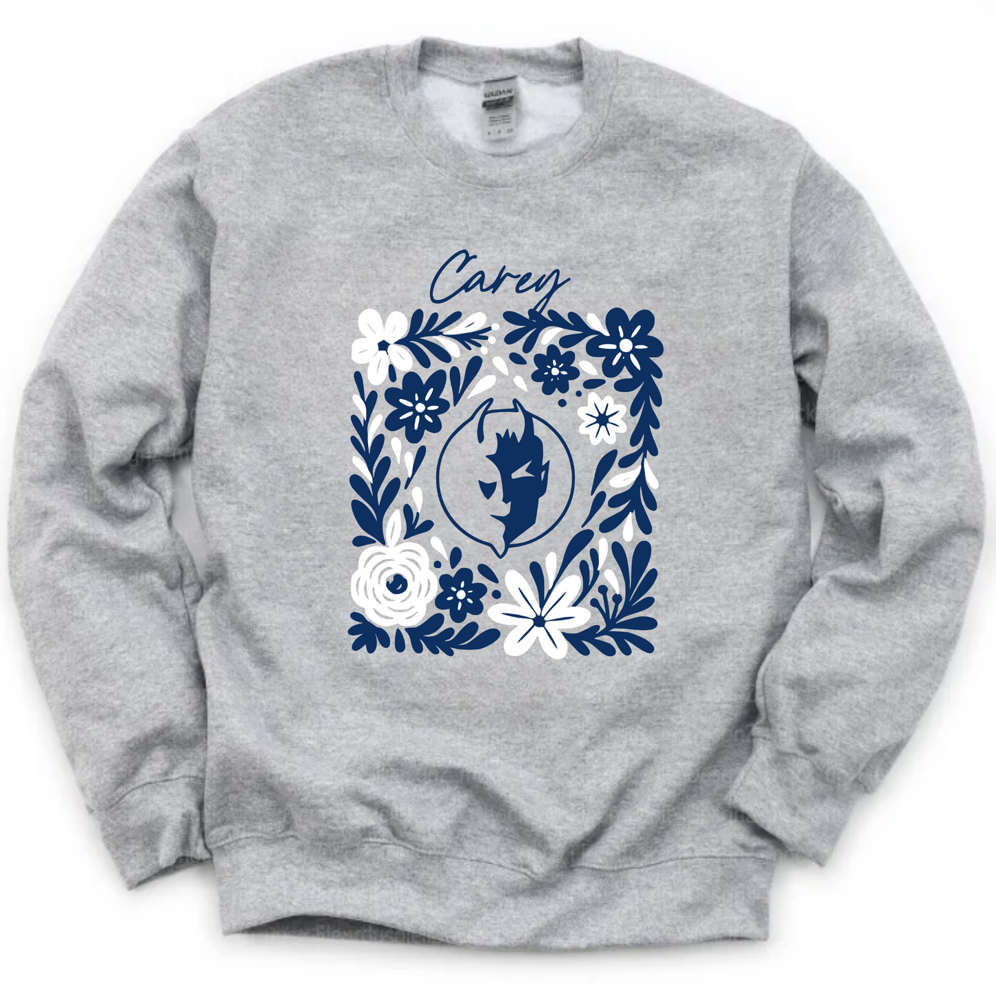 Carey Unisex Sweatshirt FLORAL GREY