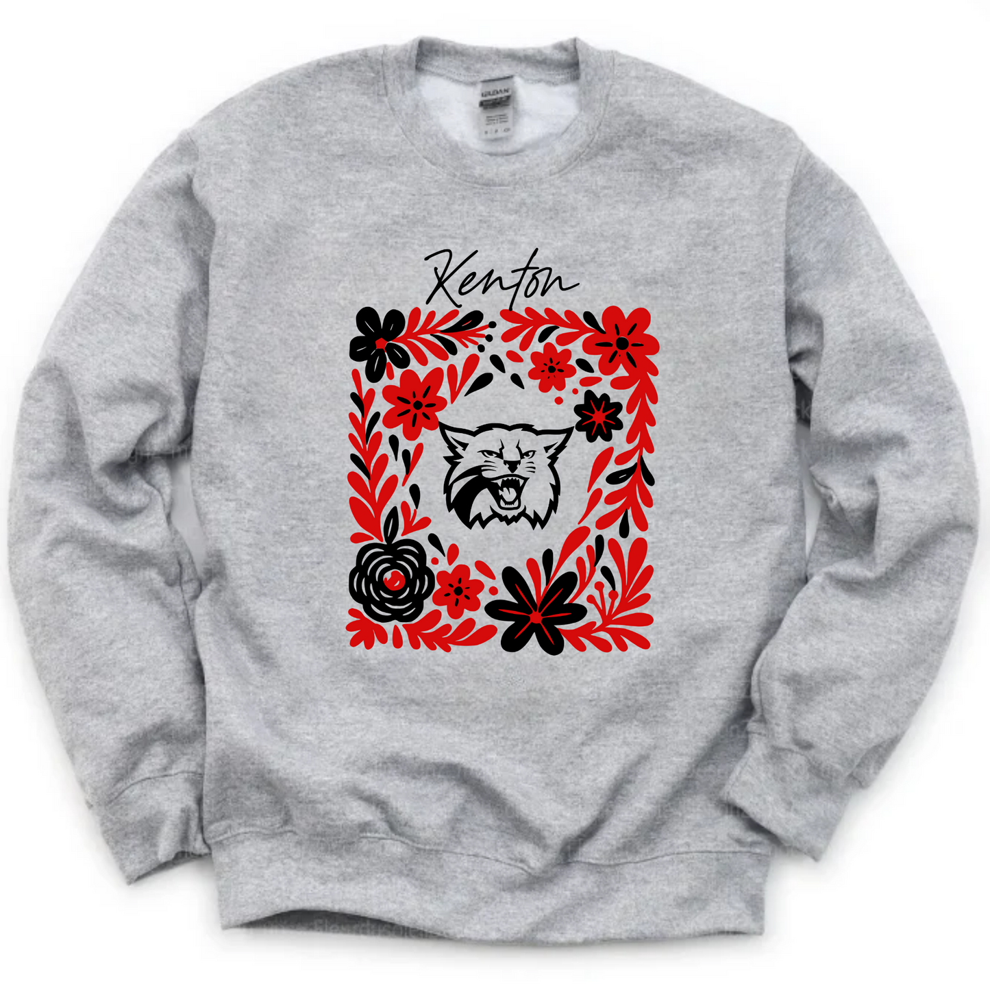 Kenton Unisex Sweatshirt FLORAL GREY