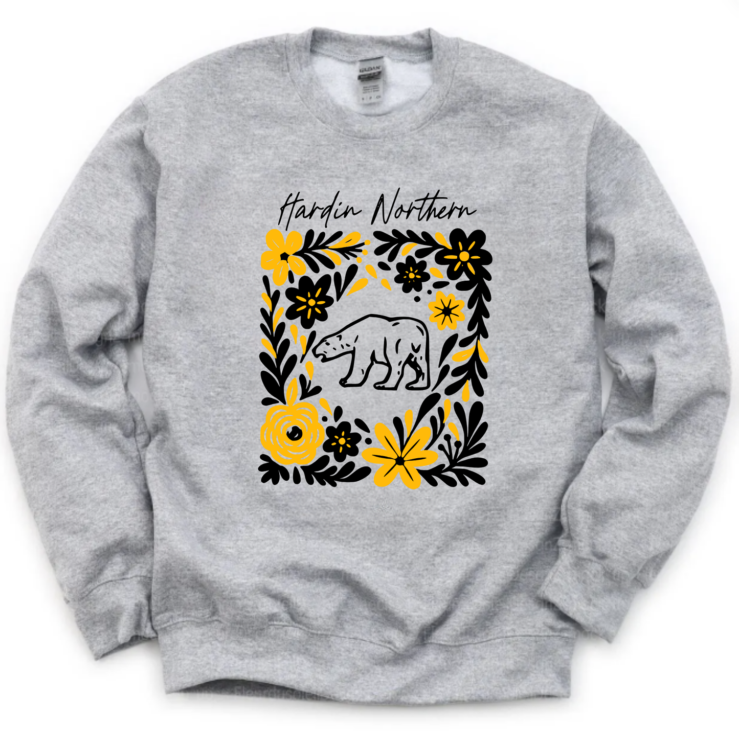Hardin Northern Unisex Sweatshirt FLORAL GREY