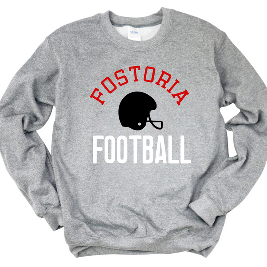 Fostoria Unisex Sweatshirt FOSTORIA FOOTBALL GREY