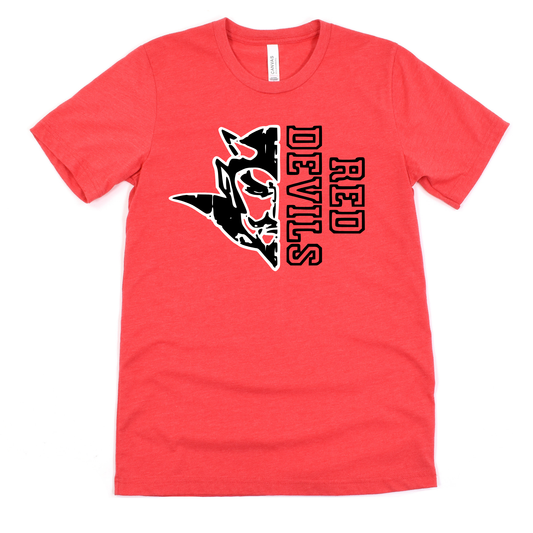 Arlington Unisex T-Shirt HALF DEVIL HEATHER RED