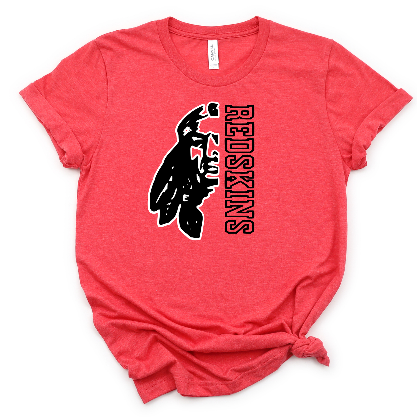 Arcadia Unisex T-Shirt HALF REDSKINS HEATHER RED