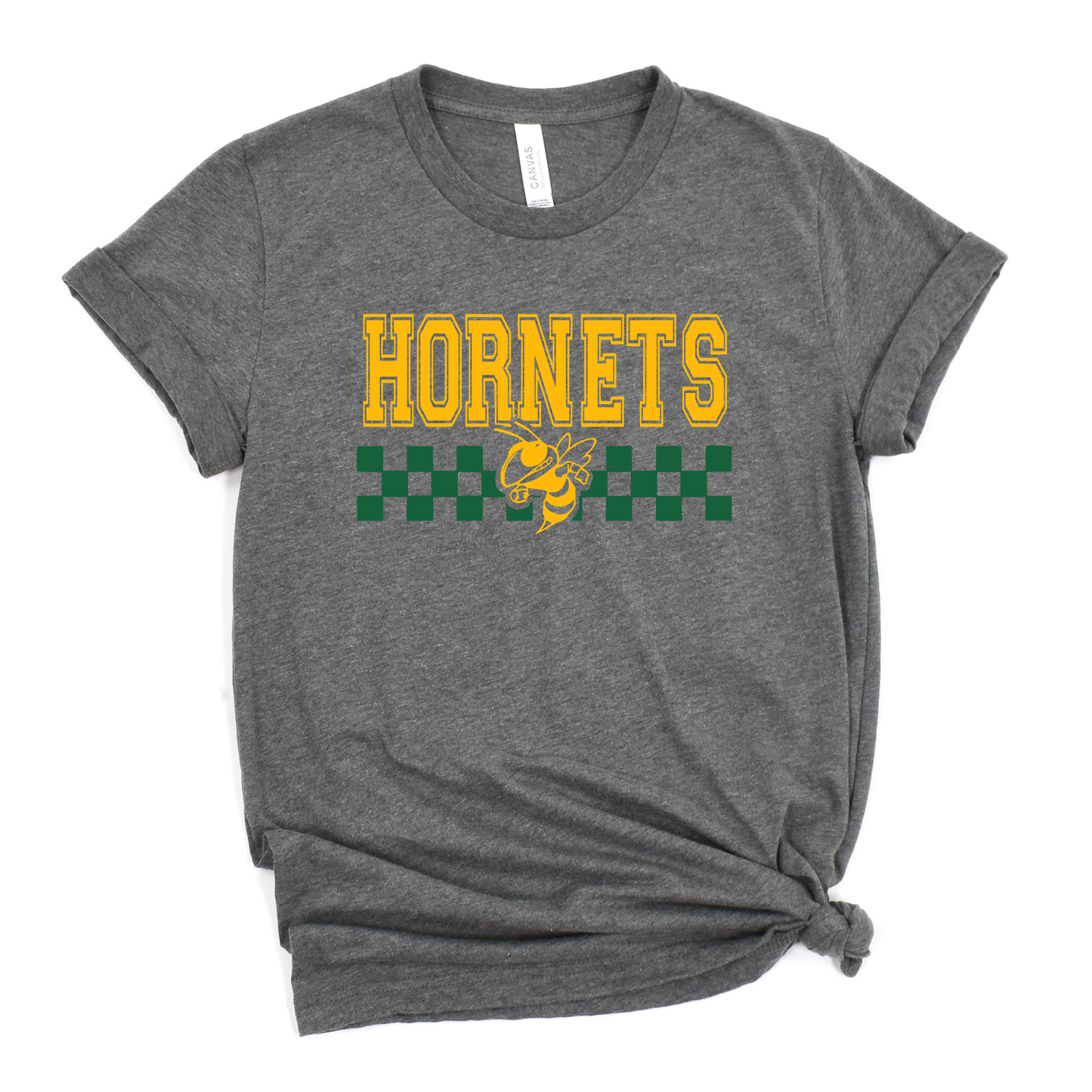 Cory Rawson Unisex T-Shirt HORNETS CHECKER DARK GREY