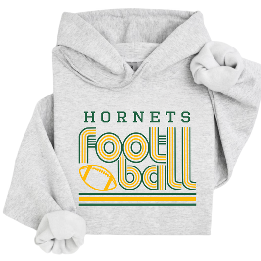 Cory Rawson Unisex Hoodie HORNETS FOOTBAL GREY