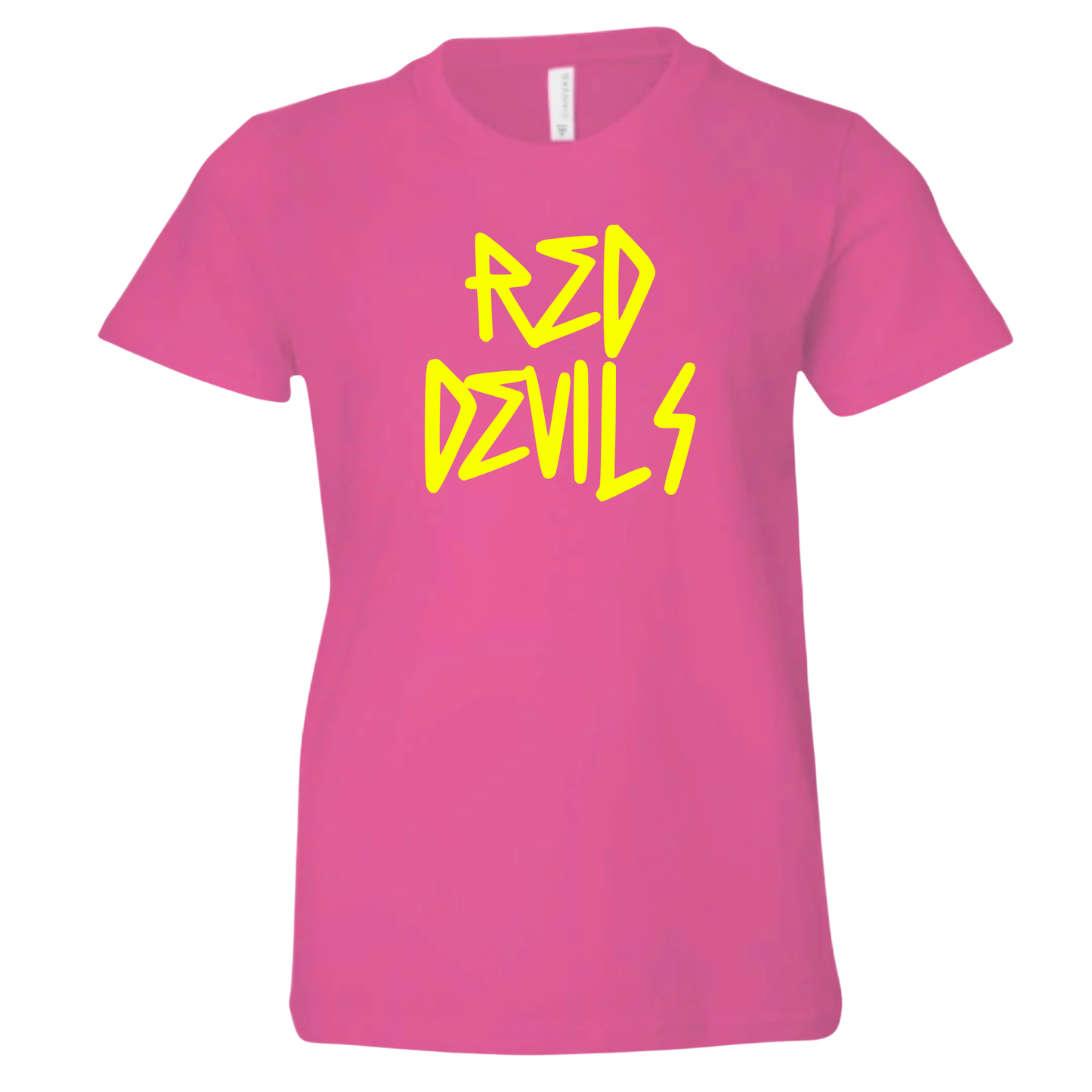 KIDS Unisex T-Shirt RED DEVILS DARK LAVENDER/YELLOW/TEAL/BERRY