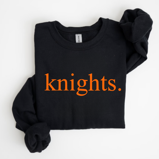 Van Buren Unisex Sweatshirt KNIGHTS. BLACK